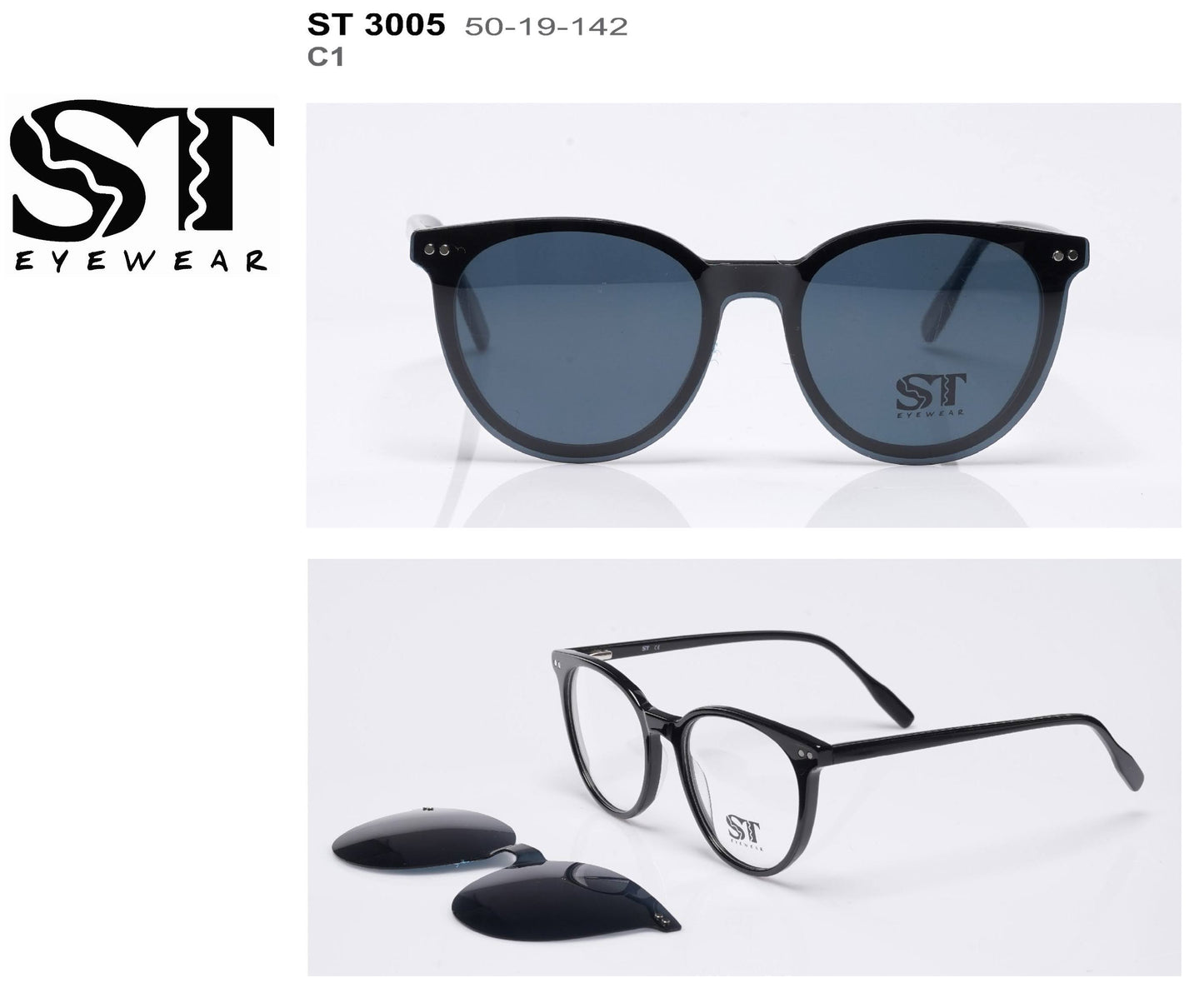 ST Eyewear ST 3005 - Clip-on Glasses