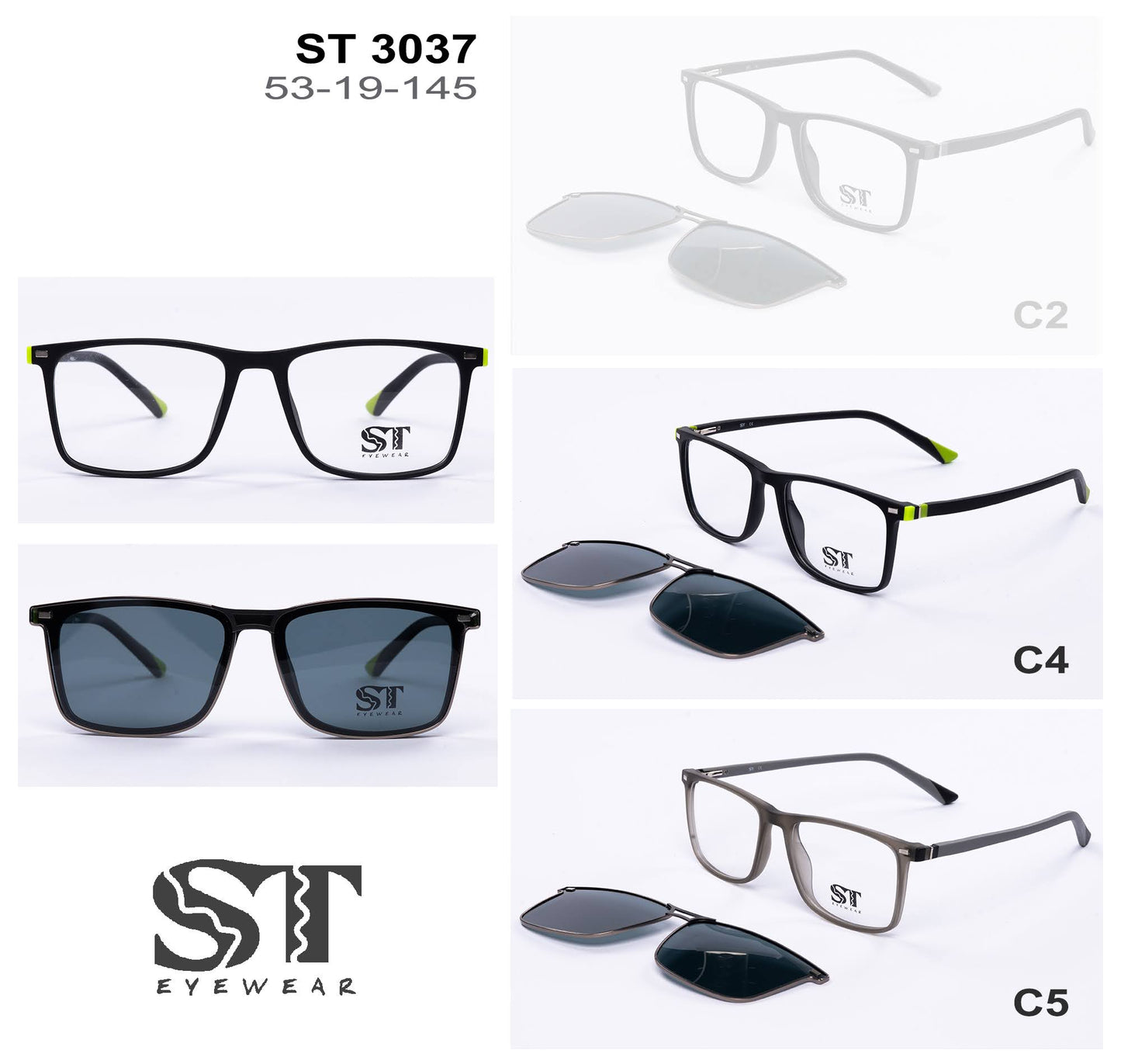 ST Eyewear ST 3037 - Очила со клип