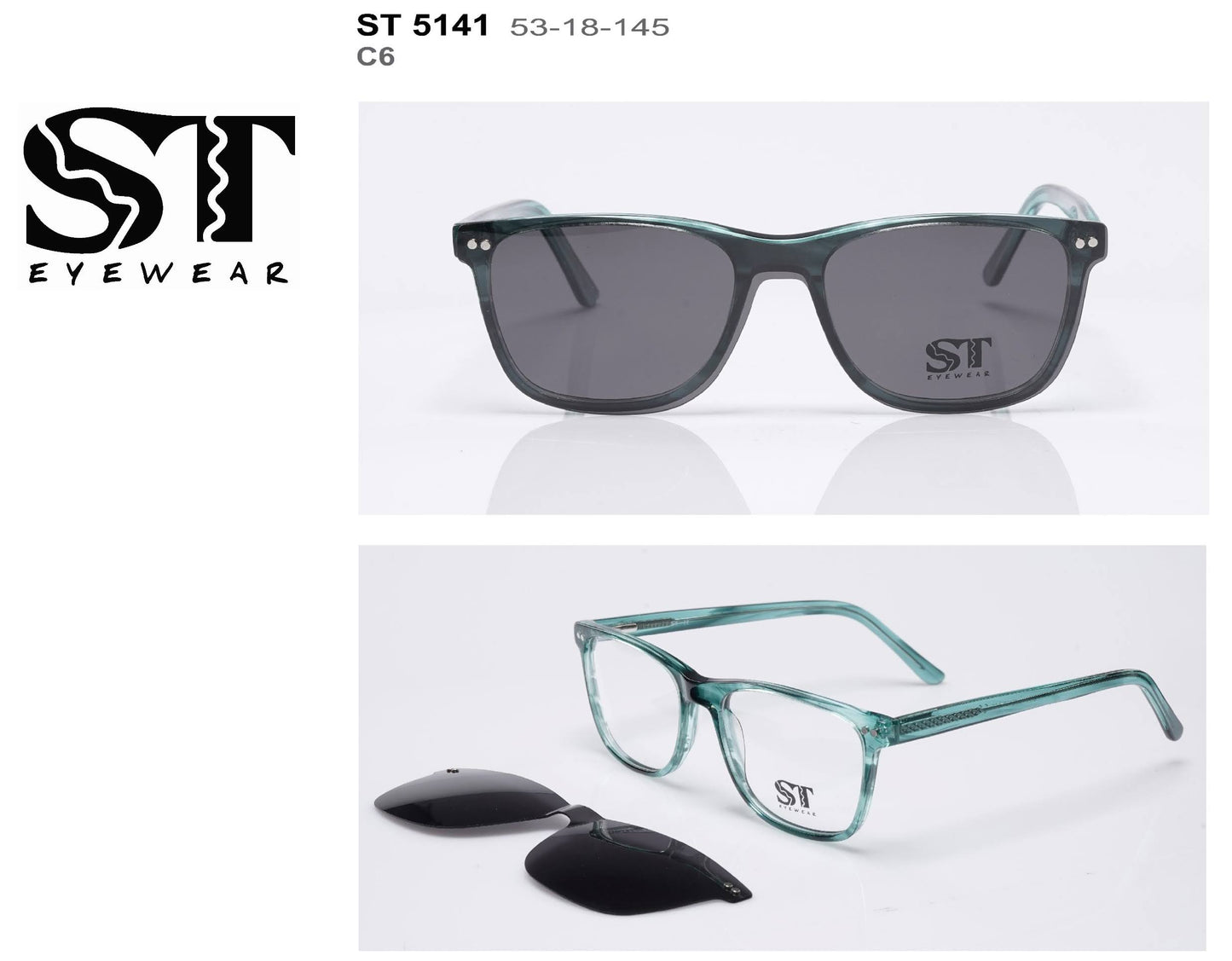 ST Eyewear ST 5141 - Clip-on Glasses