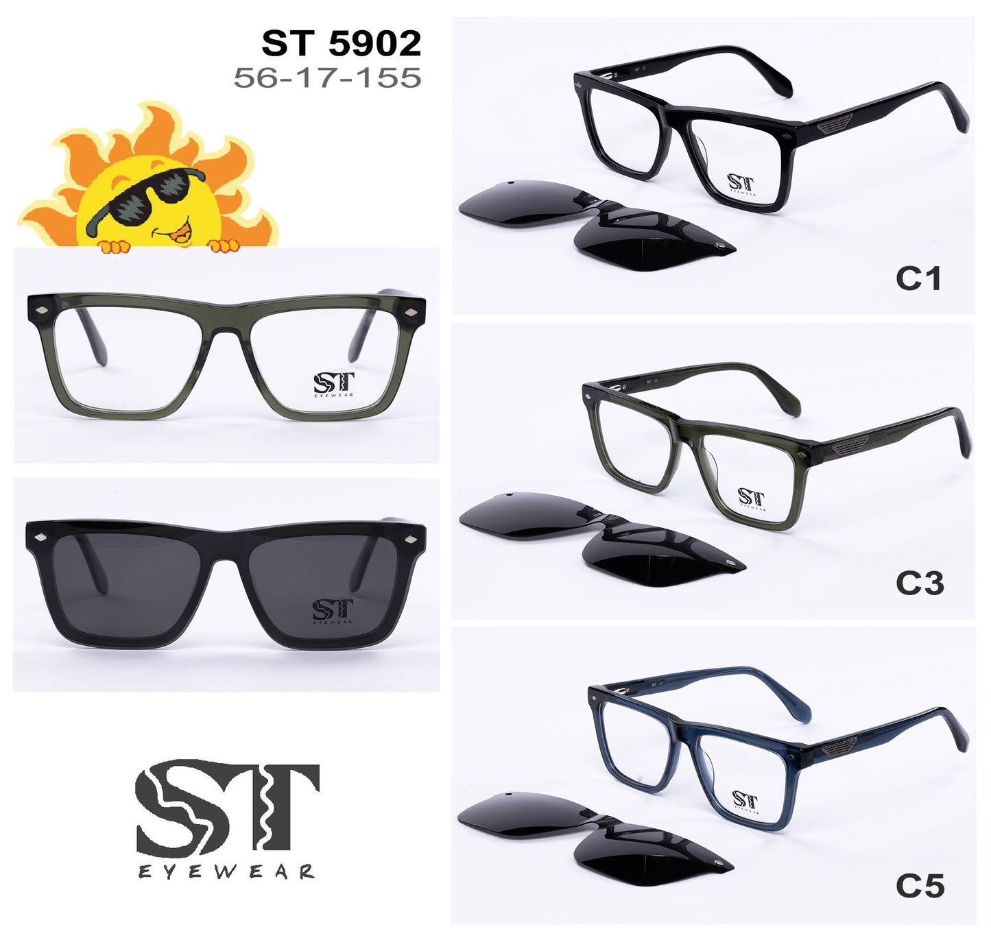 ST Eyewear ST 5902 - Очила со клип