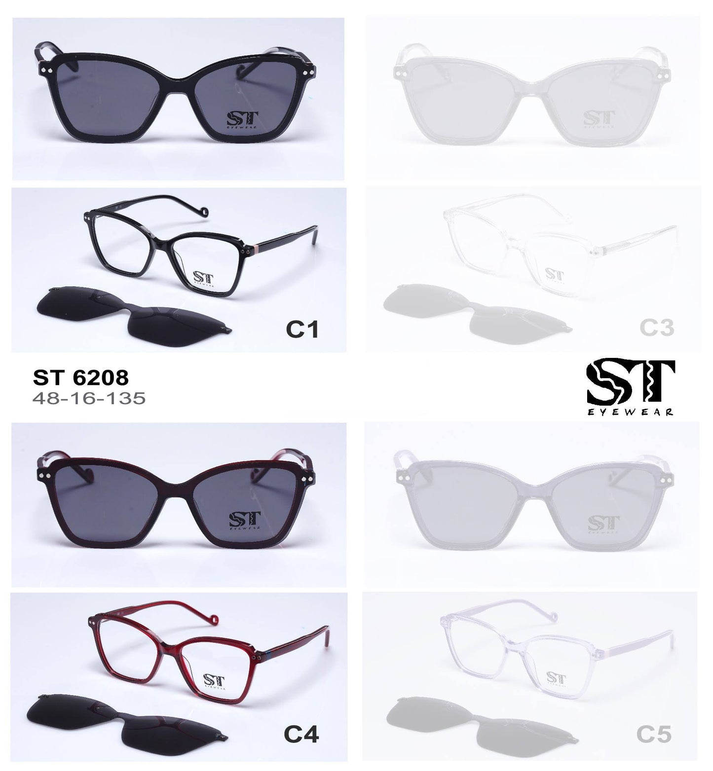 ST Eyewear ST 6208 - Очила со клип