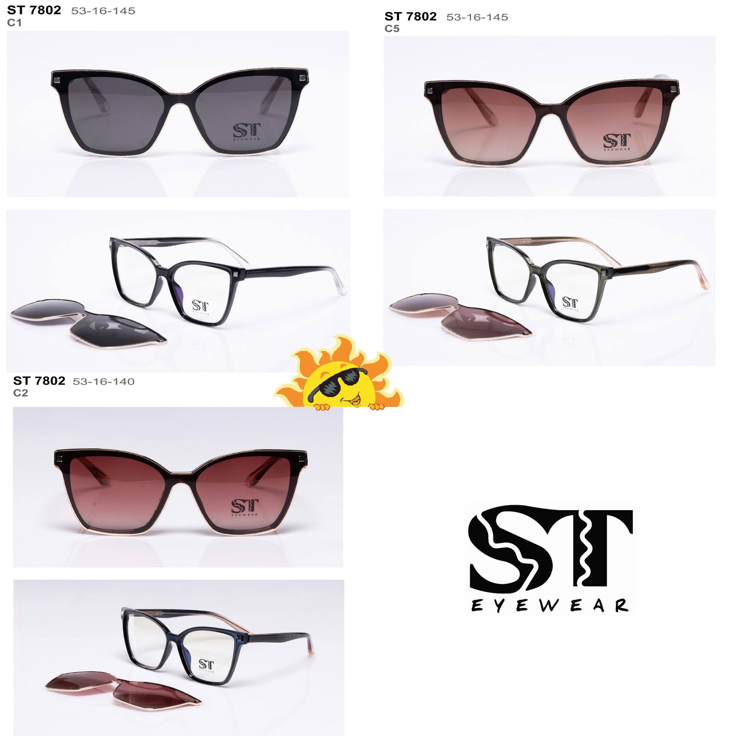 ST Eyewear ST 7802 - Очила со клип