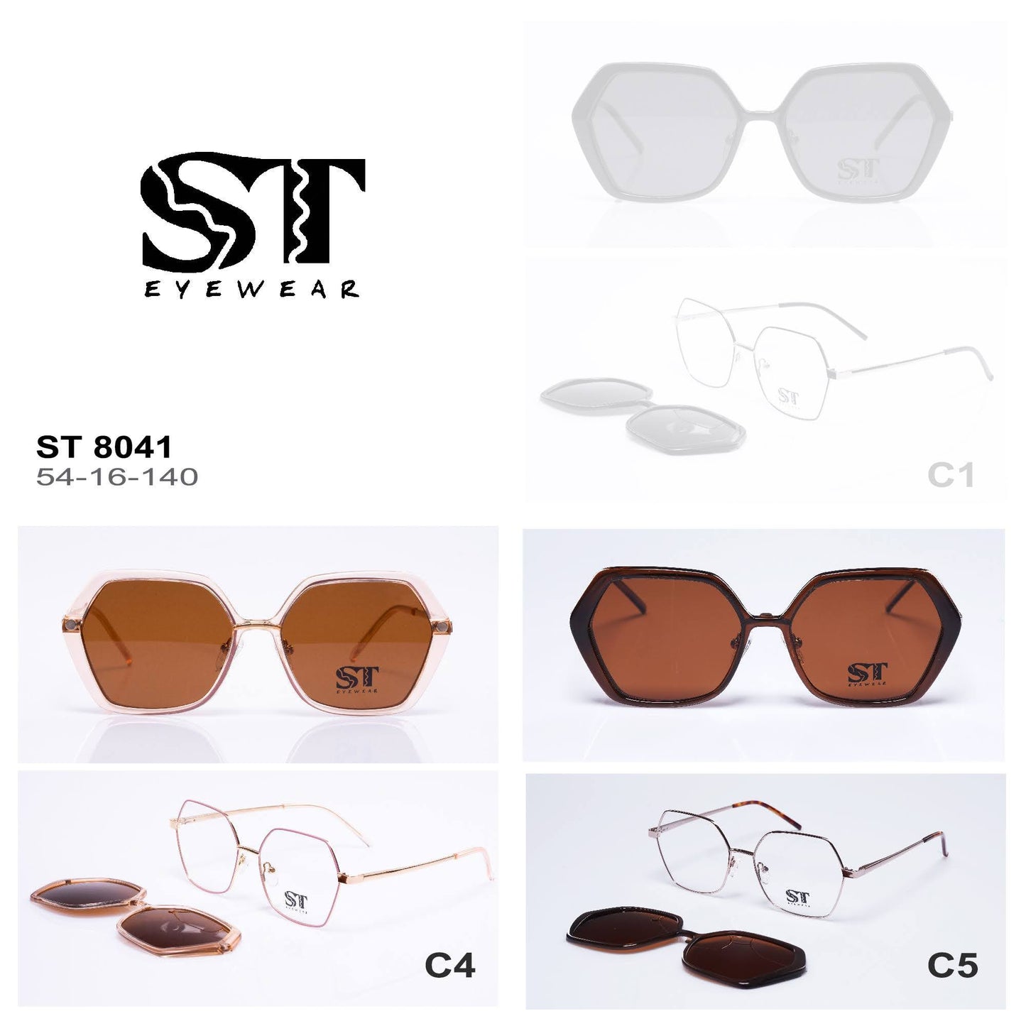 ST Eyewear ST 8041 - Очила со клип