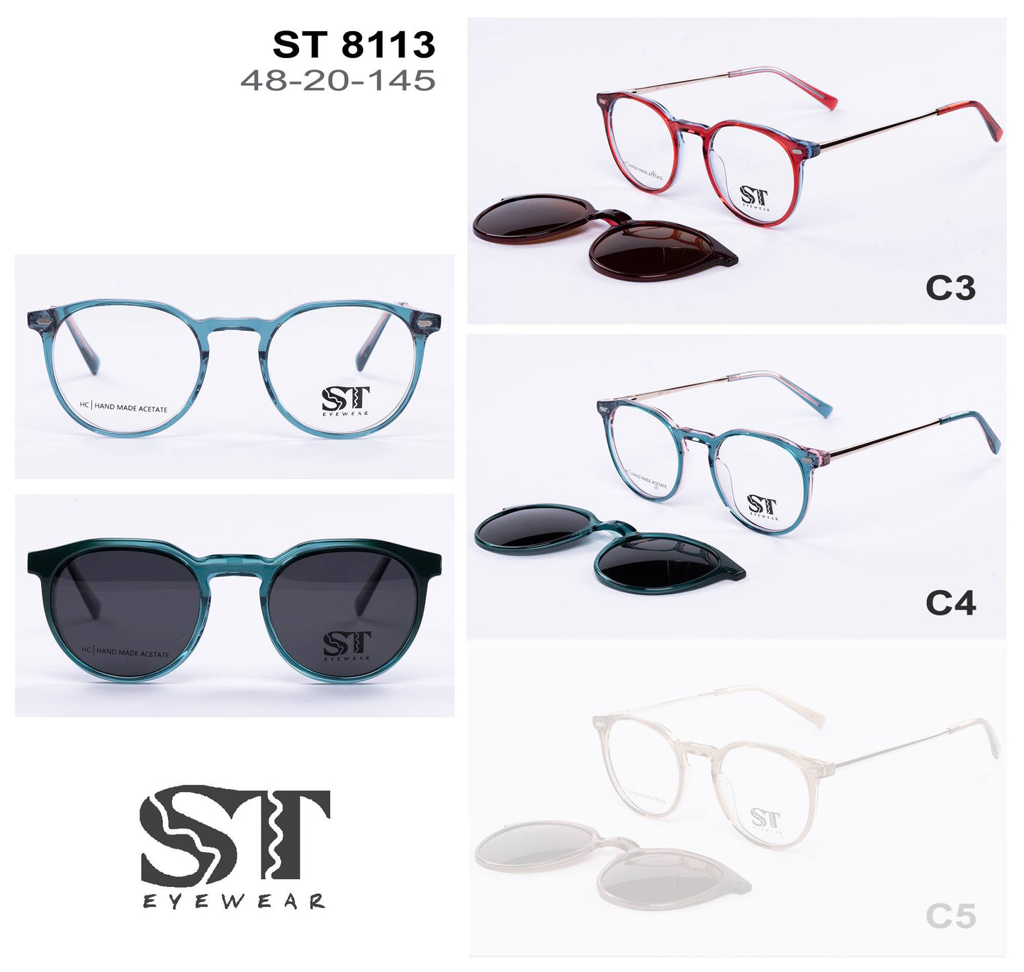ST Eyewear ST 8113 - Очила со клип