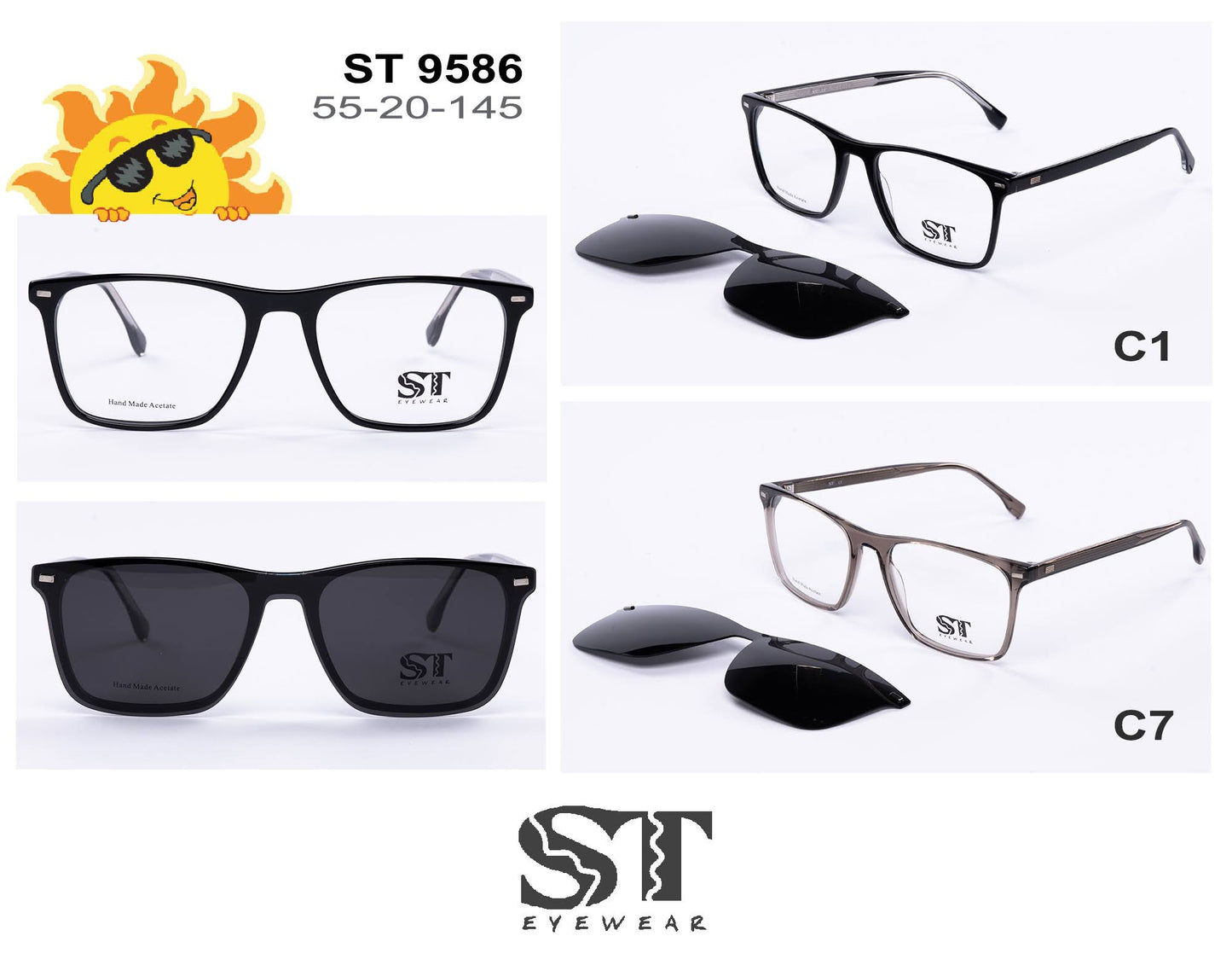 ST Eyewear ST 9586 - Очила со клип