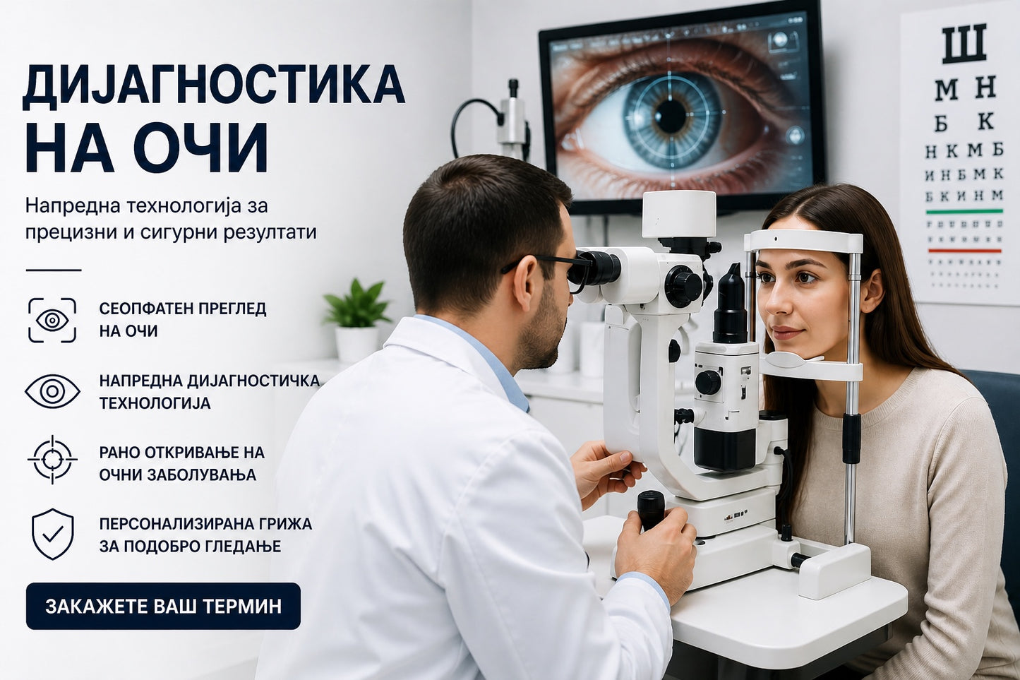 Book a free diagnostic examination